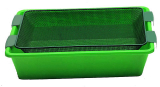 Caster Wanne gr?�n 50x35cm