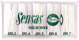 Silikon Posenschlauch Set von Tubertini 0,3-2,0mm