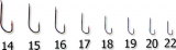 Tubertini Haken Serie 1T Nickel 1 Pack mit 25 Haken
