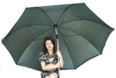 Schirm mit Seitenverkleidung PVC 2,50m