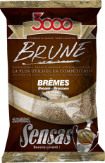 Sensas 3000 Bremes brune (braun mit Caramelduft) 1kg, MHD 02/2028