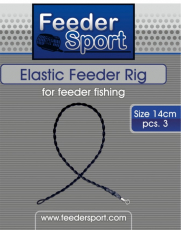 Feedersport Elastic Feeder Rig 3 Stk. 14cm