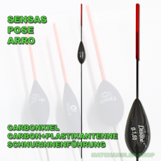 Sensas Pose ARRO Hohlantenne 0.2 - 0.3 Gramm, Schurinnenführung - ABVERKAUF