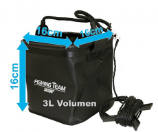 PVC Wassereimer mit Kordel zum Wasser schöpfen, 3L PVC Wassereimer mit Kordel zum Wasser schöpfen, 3L