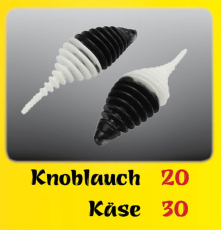 FTMAX Omura Bait Pongo schwarz/weiss (Knoblauch oder Käse)