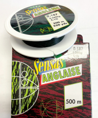 Sensas Anglaise Schnur ( grün sinkend) 500m 0,187mm 2,34kg