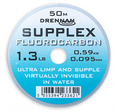 Drennan Supplex Fluorocarbon Schnur 50m Spule 0.09mm bis 0.13mm