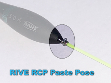 RIVE Paste Pose RCP1 0.4Gramm - lange Antenne + Glasfiberkiel ABVERKAUF