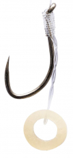 Drennan Hooklength Plate 6 (15cm), Carp Bandit, gebundene Pellethaken mit Öhr