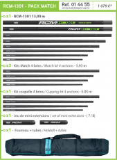 RIVE RCM-1301 - PACK MATCH 13m, 1148 Gramm, lange 3+1Kit