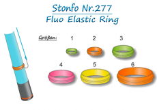 Stonfo Fluo Elastic Ringe für Kits, 10 Stück