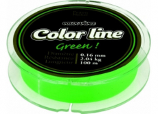 Pezon&Michel Schnur Color Line NEON-GRÜN 100m 0.165mm, Abverkauf