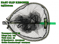 GUNKI FAST CLIP KESCHER 65X60cm, Modell 2025