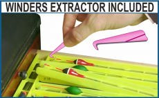 Stonfo Box mit 21 Wickelbrettchen 18x1.2cm. Neuheit 2024