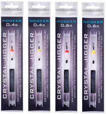 Drennan Crystal Jigger Rig 0.4g Hooker - Fertigmontage, Neuheit 2024