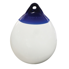 LALIZAS Kugelfender R1 280x380mm, weiss-blau, für Boote bis 6m