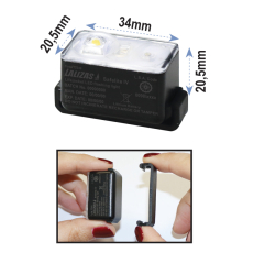 LALIZAS LED Licht Lifejacket flashing light Safelite IV ON-OFF water activated, SOLAS/MED/USCG-MER/TC