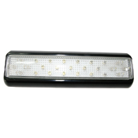 wasserdichtes Dome Licht für Trailer 25 LEDs, 12V & 24V, schwarz