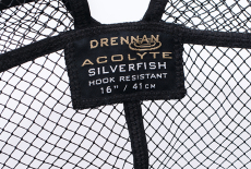 Drennan Kescherkopf gummiert - Acolyte Silverfish 16in (41cm) Hakenresistent, 5mm Masche