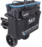 MAP Transportsystem X4 Extending Barrow MK2 + XL Front Accessory Bag, 4 Räder, Modell 2025