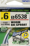 Öhrhaken Owner 56538 WORM BH-SPROAR Größe 4-12, Aal- und Wurmhaken