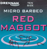 Drennan Fine Match Red Maggot Haken Gr. 16 - für Plötzen