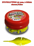 Dunaev Trout Bait Pollywog (Kaulquappe) Forellenköder 50mm, gelb, Käseduft