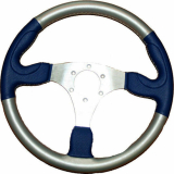 Steuerrad Sport Alu/blau Durchmesser 350mm