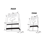 LALIZAS Rettungsweste Kind 15-43Kg, SOLAS/MED-MER konform