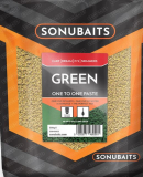 Sonubaits One To One Paste - Green 0.5kg inkl. Paste Pot