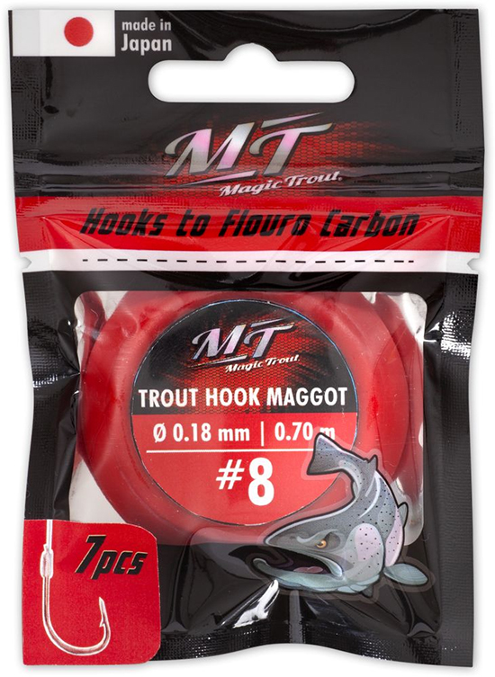 Magic Trout Trout Hook Maggot silber